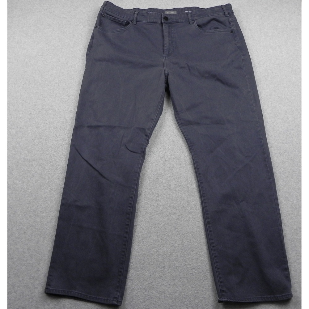 DL1961 Vinn Casual Straight Mens 42x30 Gray Coalmine Twill Pants Tencel Stretch